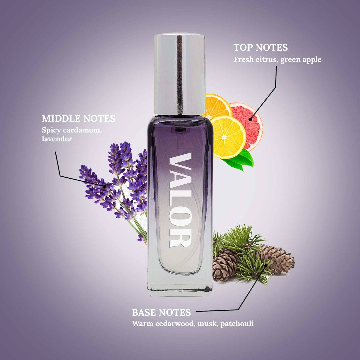 Valor 20ml Perfume for Man by auromatic